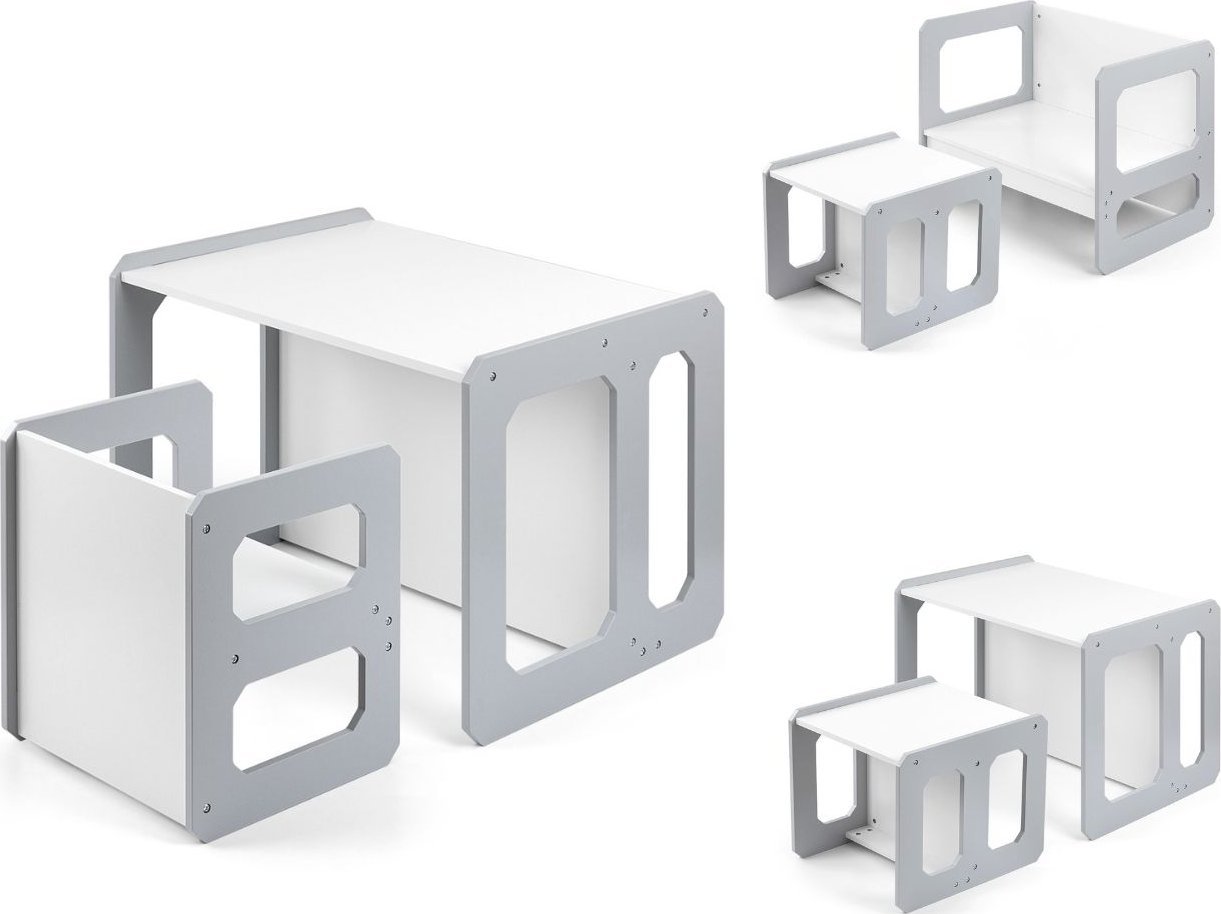 Milly Mally Zestaw mebli Stella 3w1 Grey