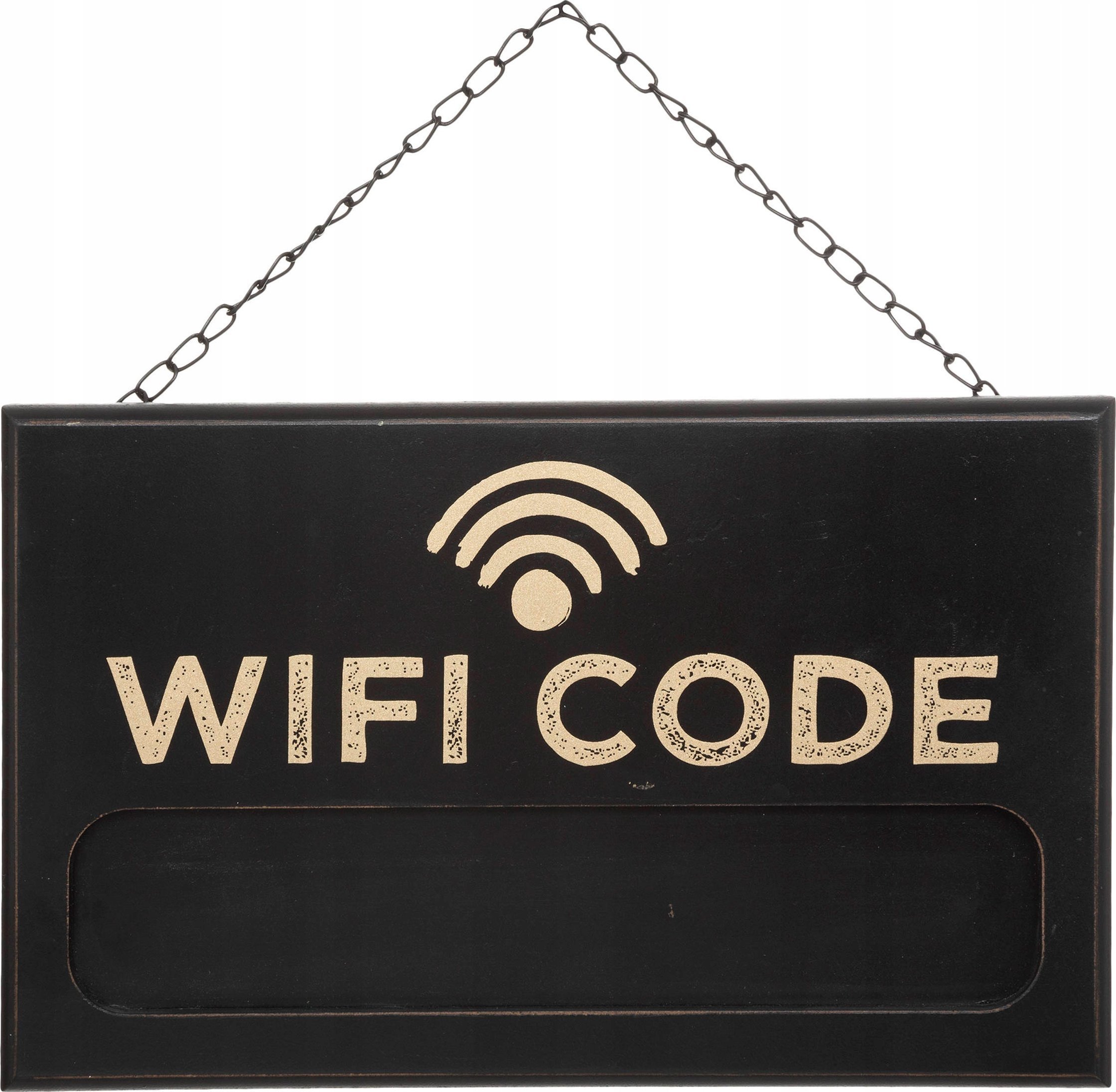 Atmosphera Tablica kredowa czarna WIFI CODE, 35 x 22 cm