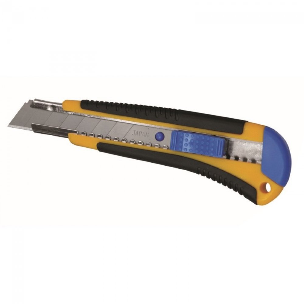 Dedra Nóż 18mm uchwyt gumowy ostrze 1+1 (M9015)