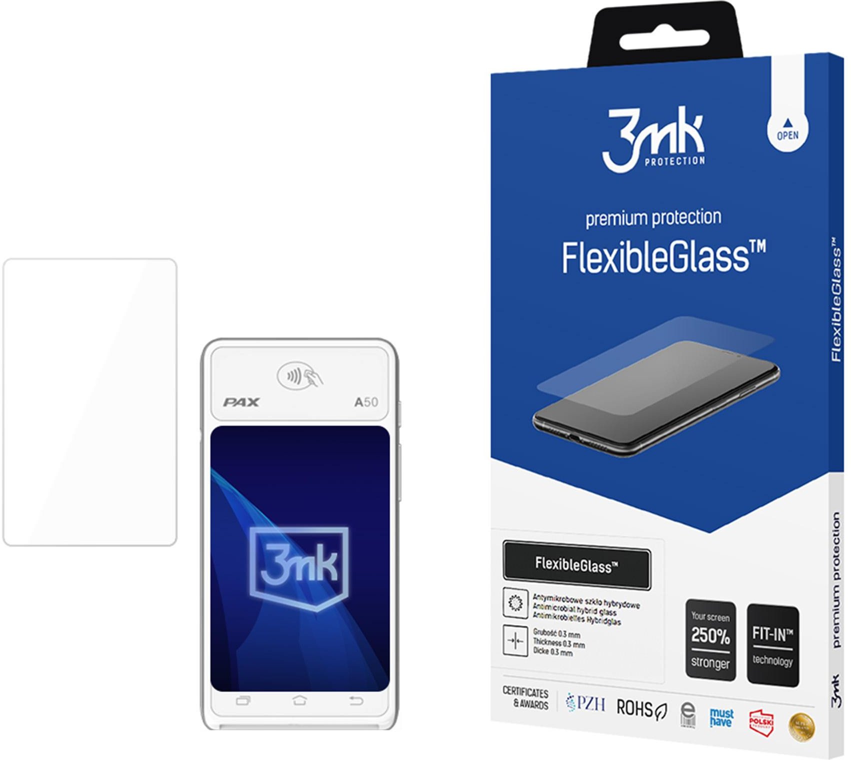 PAX A50S - 3MK FLEXIBLEGLASS