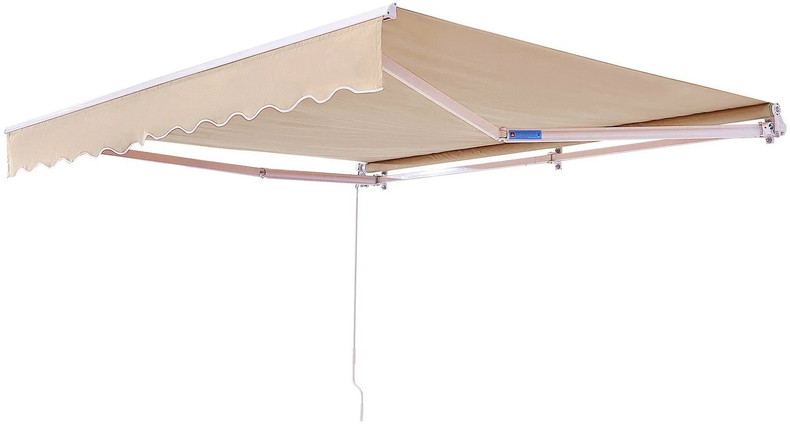 Markiza tarasowa 3,6x3m osłona przeciwsłoneczna ręczna, wodoodporna, balkon