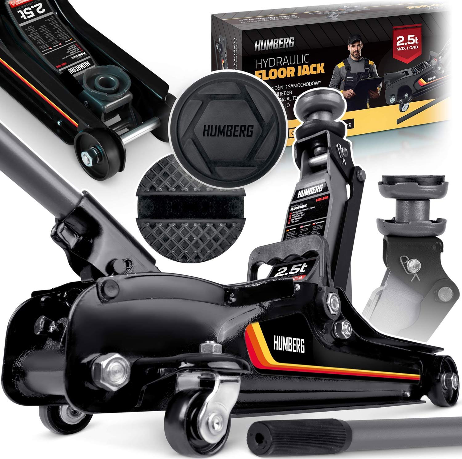 Humberg Podnośnik samochodowy 2,5 t Humberg HM-380