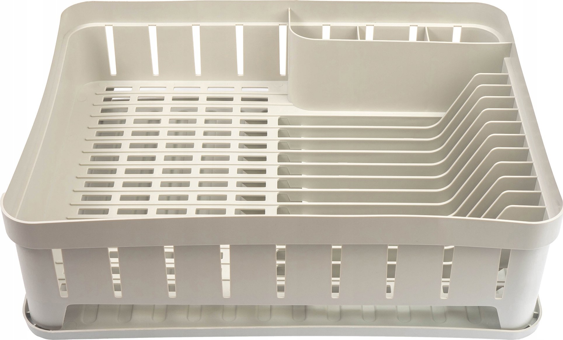 Kadax KADAX Suszarka Do Naczyń Z Ociekaczem Jednopoziomowa Na sztućce Biała