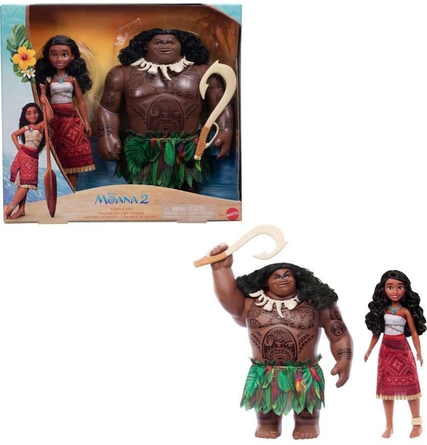 Mattel Disney Vaiana 2 Vaiana&Maui
