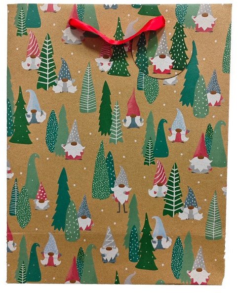 Torba na prezent Christmas Jolly Gonks Bunch L