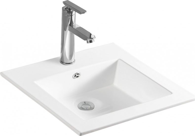 Umywalka Mexen Mexen Atena umywalka wpuszczana w blat 41 x 41 cm biała - 25014100