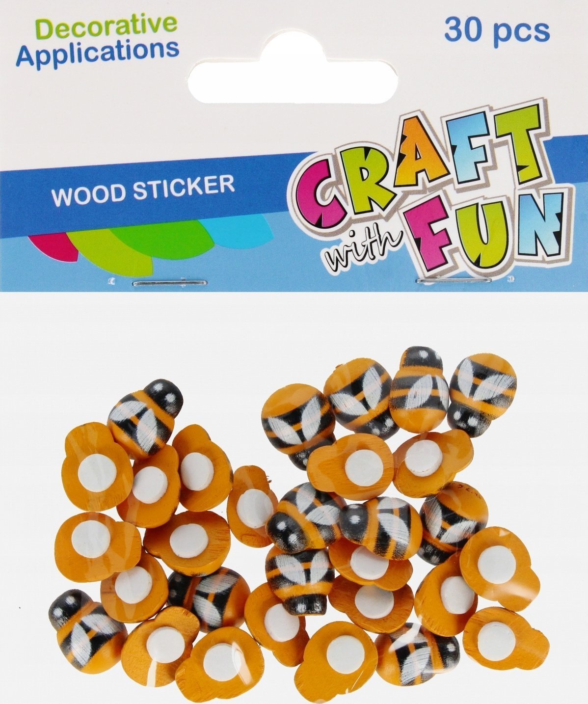 OZDOBA DEK DREW PSZCZOL 15MM 30SZT SPRZ CF12/288