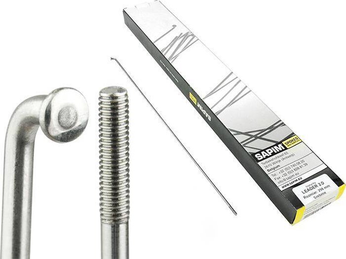 Szprycha Sapim Leader 2,0 mm srebrna (bez nypla)