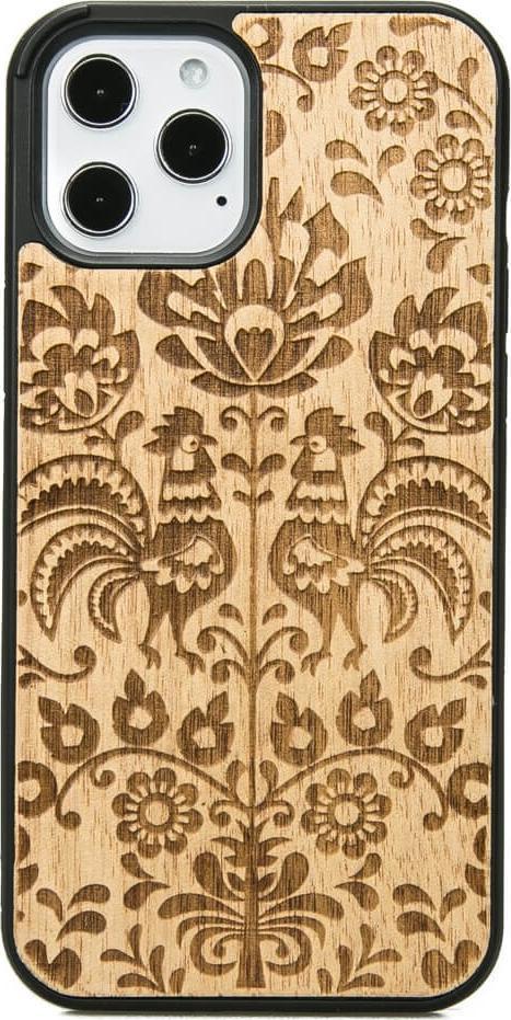 BeWood Drewniane Etui iPhone 12 Pro Max KWIATY POLNE ANIEGRE