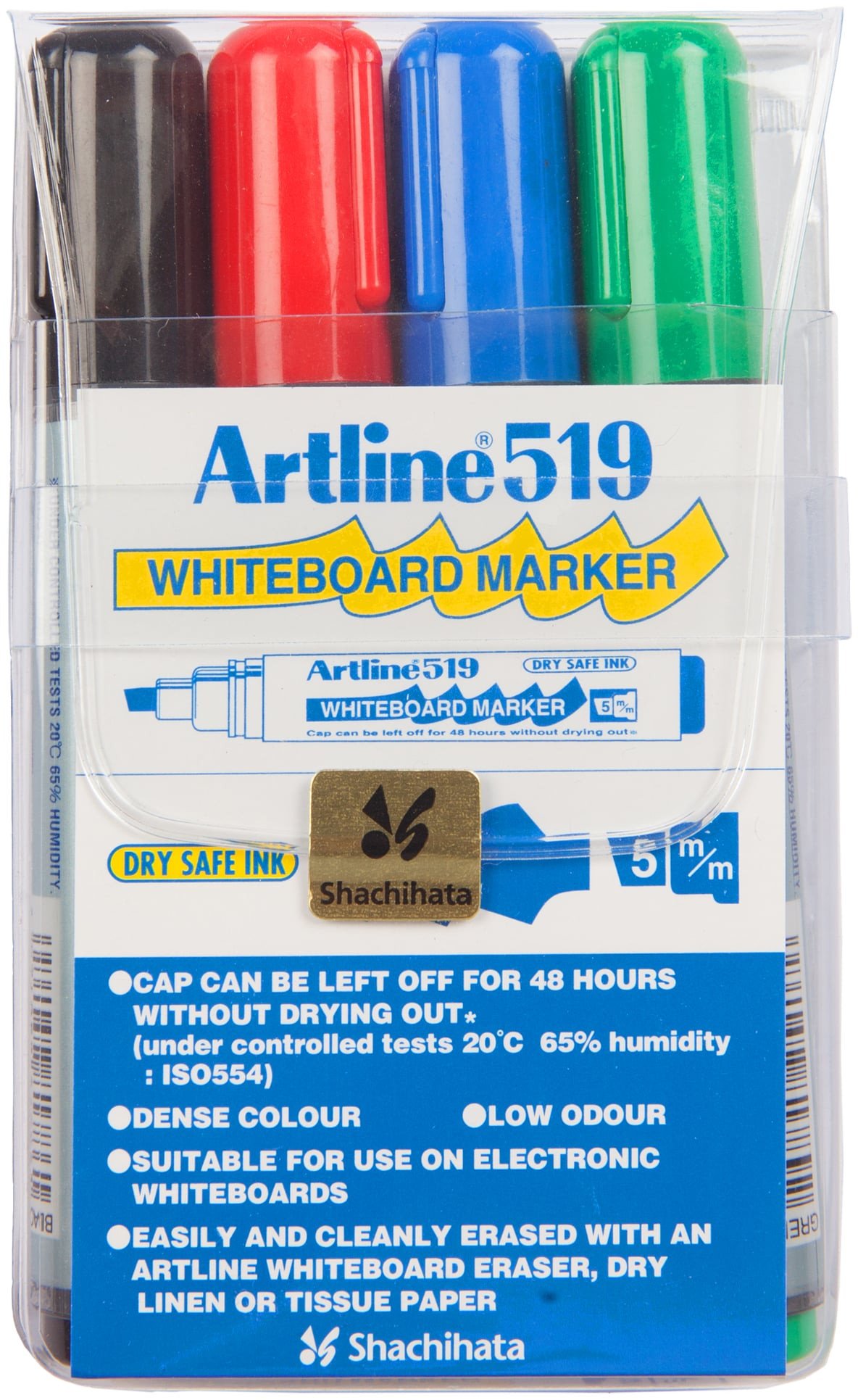 Whiteboard Marker Artline 519 4-sæt