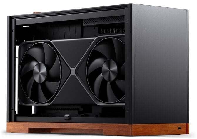 Obudowa Jonsbo T9 Black obudowa komputerowa, mini obudowa, ITX, PCIe 5.0 kabel riser - czarny