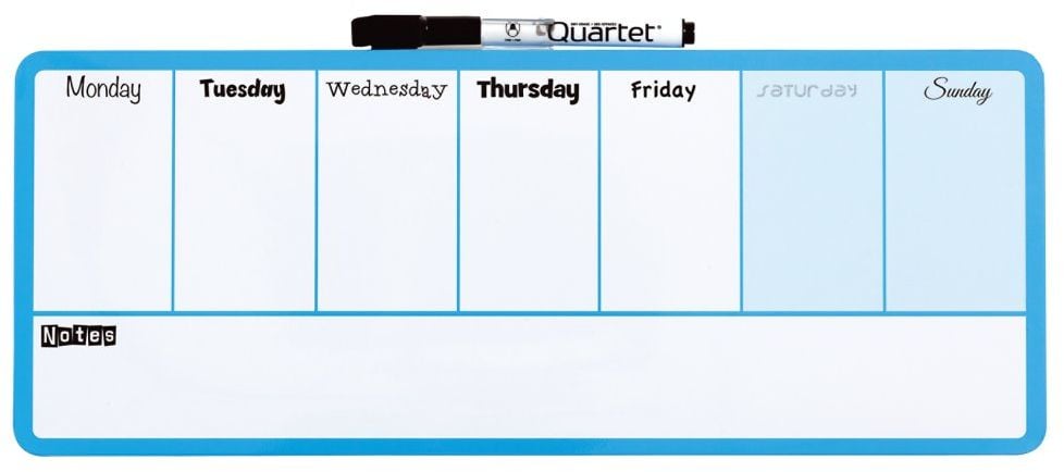 Acco Planer tygodniowy magnetyczny Rexel JOY 14x36cm niebieski (1904047)