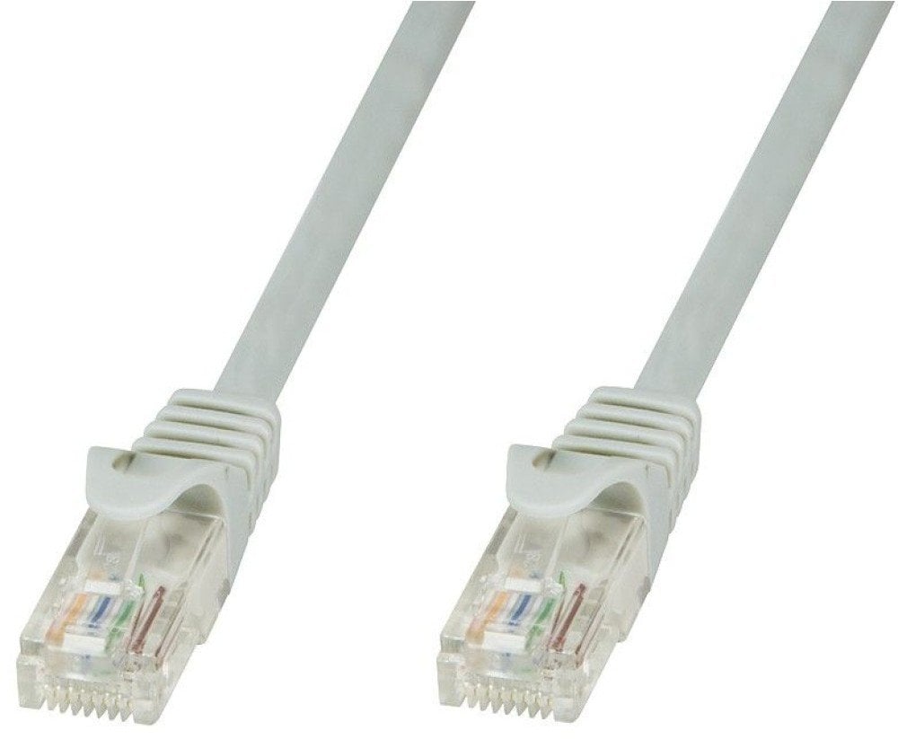 Patchcord Cat6 UTP 1,5m 100% CU szary