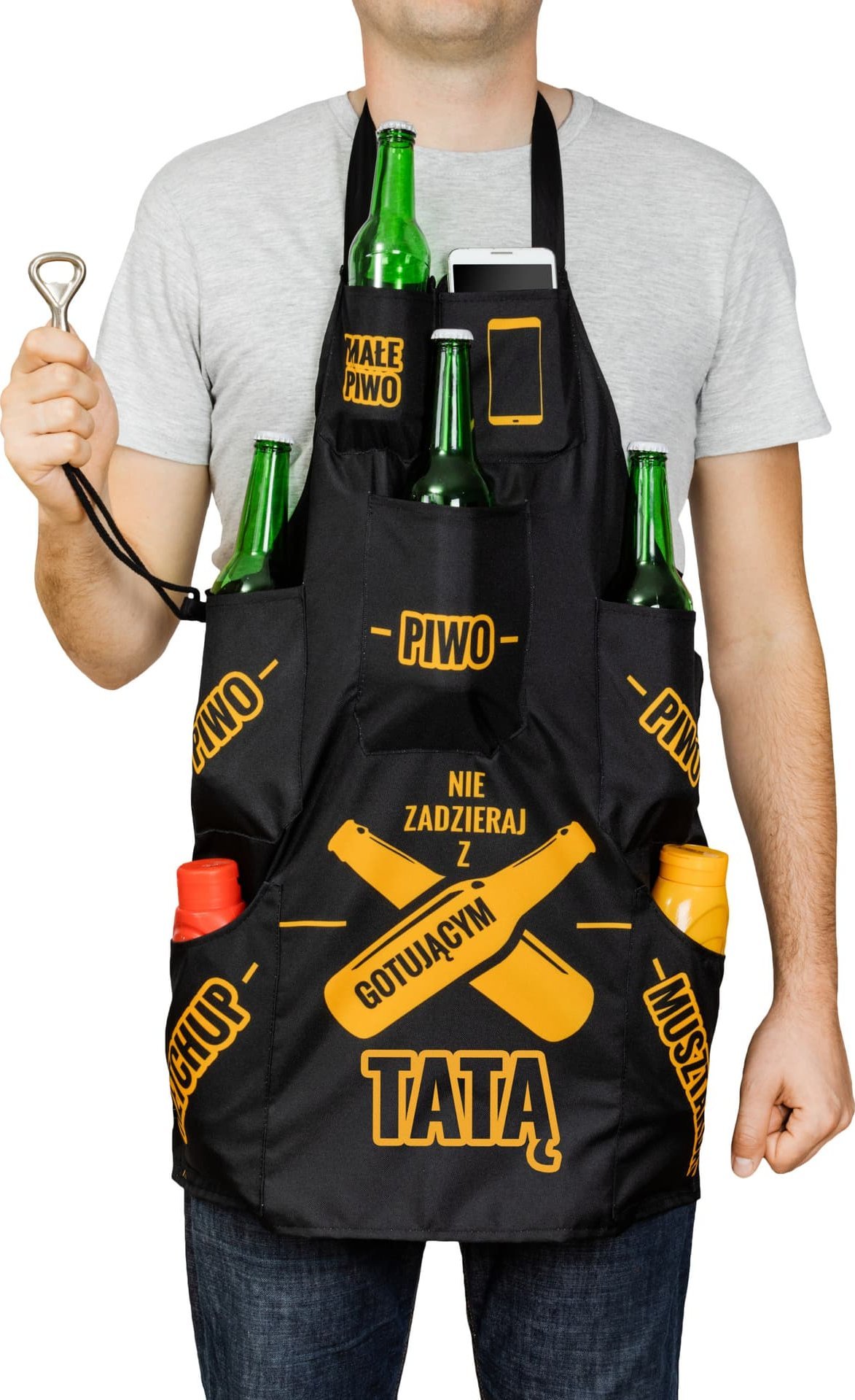 Froster Fartuch dla gotującego TATY - prezent na dzień ojca - urodziny - na grilla