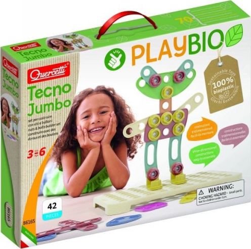 Quercetti Zestaw konstrukcyjny Playbio Tecno Jumbo