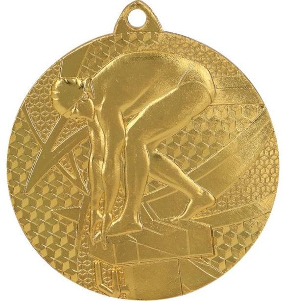 Victoria Sport Medal złoty stalowy - Pływanie