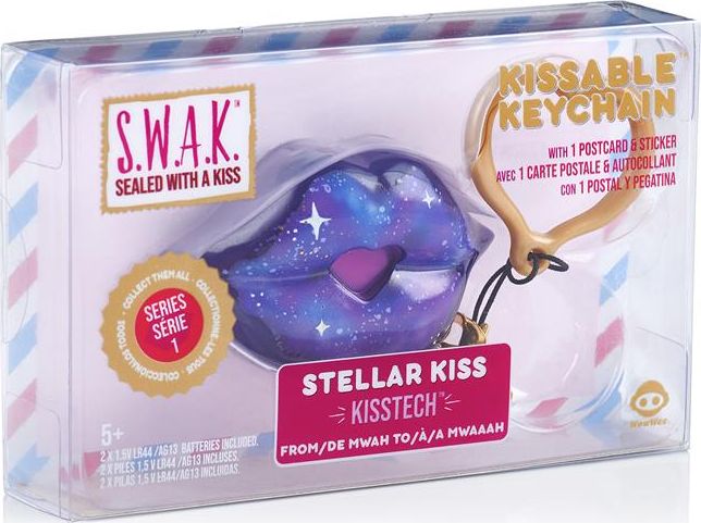 Breloczek WowWee S.W.A.K Interaktywne całuśne usta- brelok Stellar Kiss