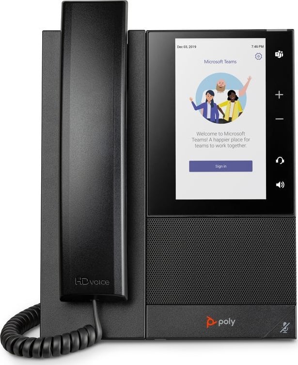 Telefon Poly POLY Biznesowy telefon multimedialny CCX 505 do aplikacji Microsoft Teams, z obsługą PoE