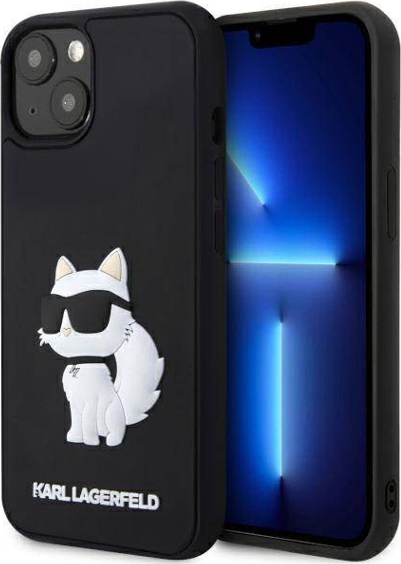 Karl Lagerfeld Karl Lagerfeld KLHCP14M3DRKHNK iPhone 14 Plus 6.7" czarny/black hardcase Rubber Choupette 3D