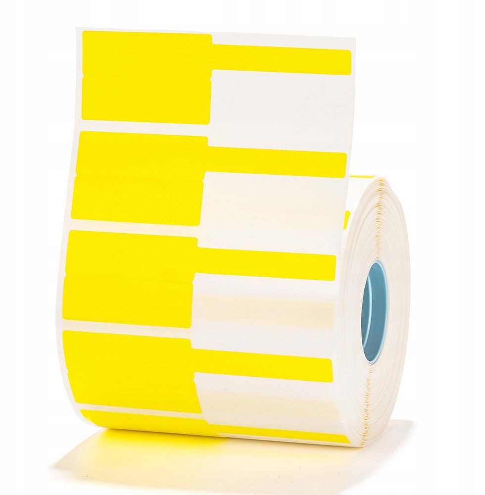 NIIMBOT Etykiety Naklejki 38*25+40mm 1000szt do drukarki K3/W KABLI YELLOW