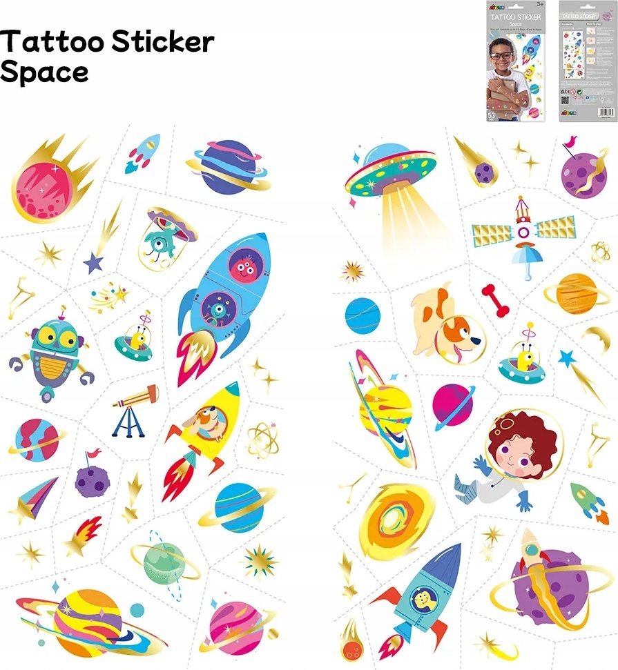 Gazelo Tatuaże - Kosmos