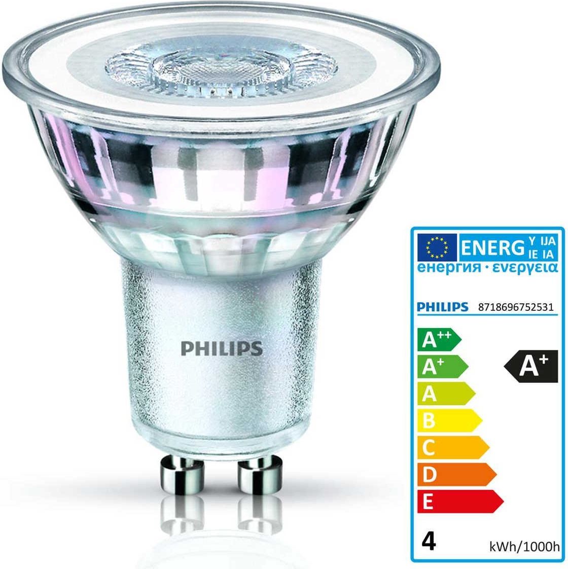 Philips Philips CorePro LEDspot 3.5W GU10 - 36° 827 2700K extra warm light
