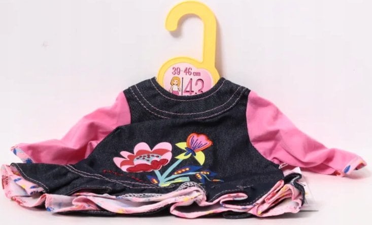 Zapf Sukienka jeansowa Dolly Moda dla lalki Baby Born 43 cm