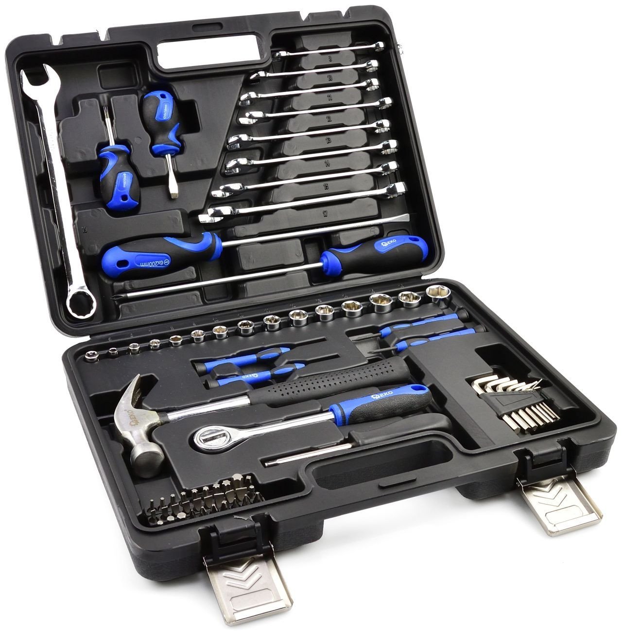 Zestaw narzędzi, kluczy i wkrętaków 73el. (4)