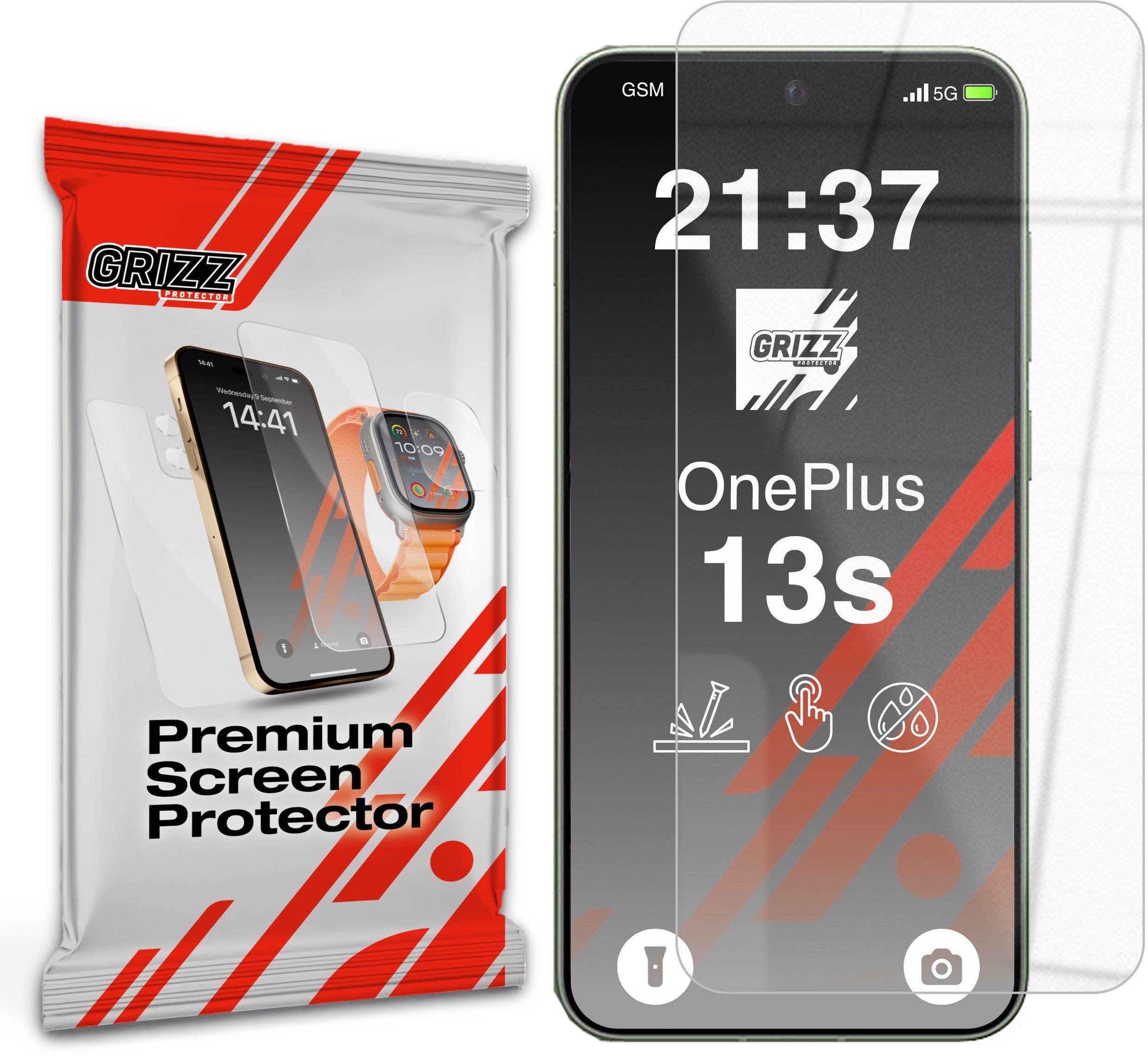 Szkło hybrydowe GrizzGlass HybridGlass do OnePlus 13s