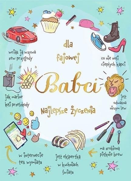 HENRY Karnet B6 Fajowa Babcia