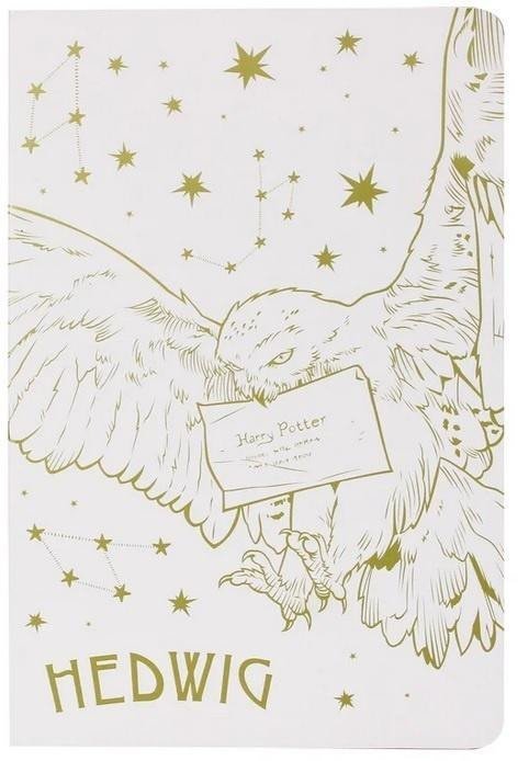 Harry Potter Notatnik A5 linia Hedwiga