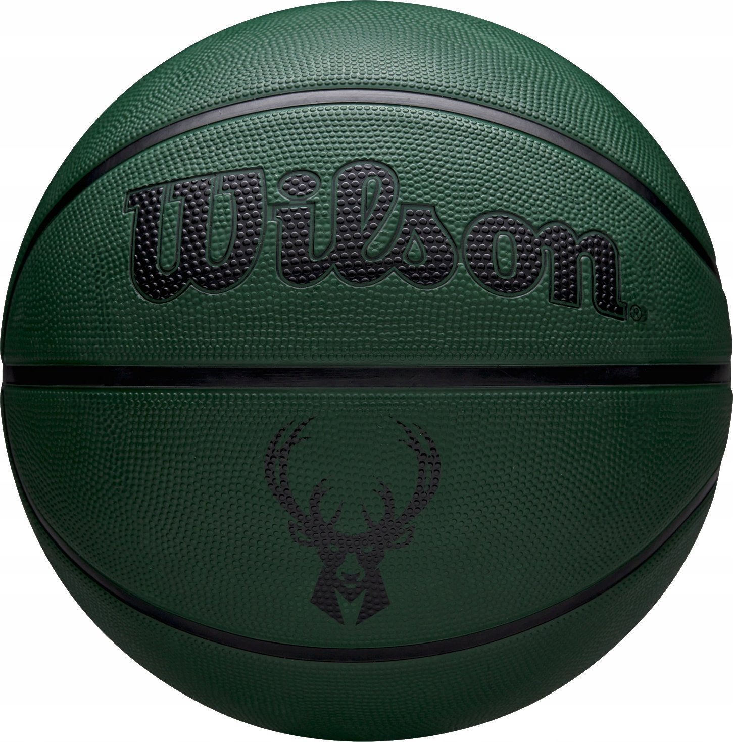 Wilson NBA Team Tribute Solid Milwaukee Bucks Ball WZ4025417XB Zielone 5
