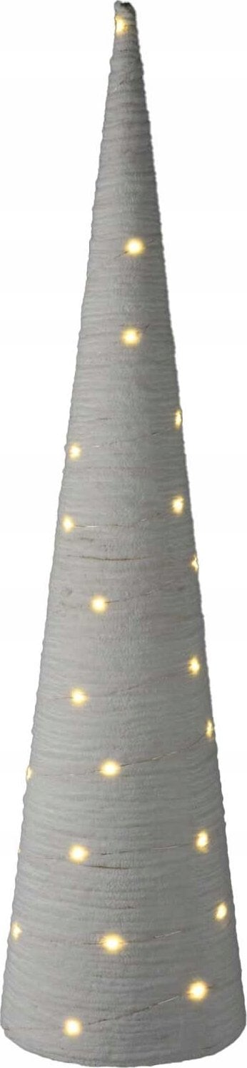 Choinka stożek z materiału z LED, 80 cm