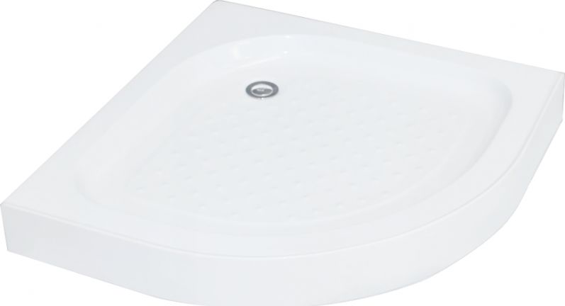 Brodzik Mexen Mexen Rio brodzik półokrągły 90 x 90 cm, biały - 47109090