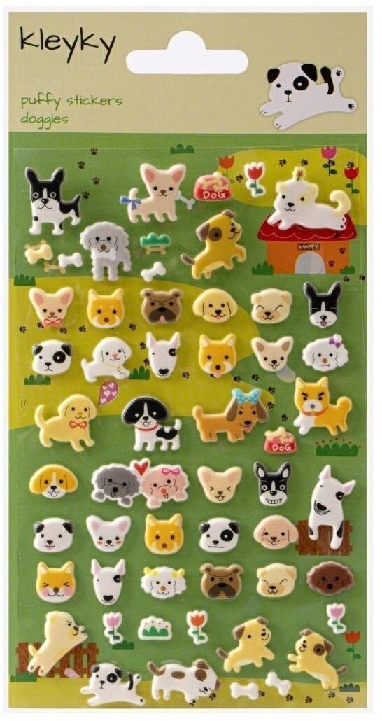 Naklejki wypukłe Szczeniaki