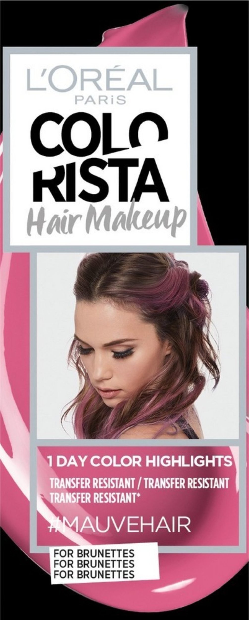 L’Oreal Paris L'Oreal Paris, Colorista Hair Makeup, Semi-Permanent Hair Dye, #MAUVEHAIR, 30 ml For Women