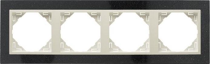 Efapel EFAPEL PETRA RAMKA 4-KROTNA GRANIT PERŁOWY 90940 TGP