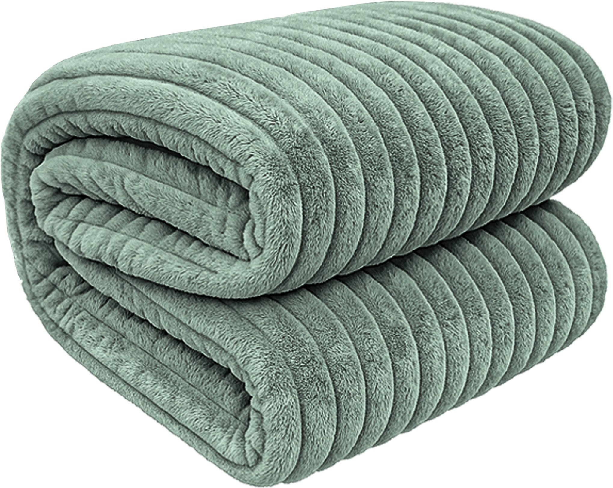 kontrast Koc embossed 160x200 green Lea soft light bedspread stylish addition