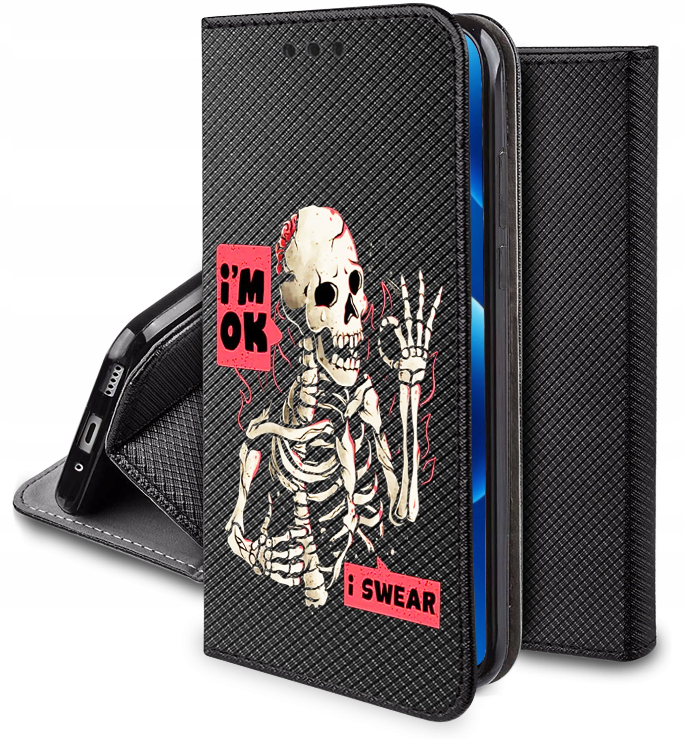 Etui do Motorola Edge 60 | 60 Fusion MAGNET WZORY CASE PORTFEL