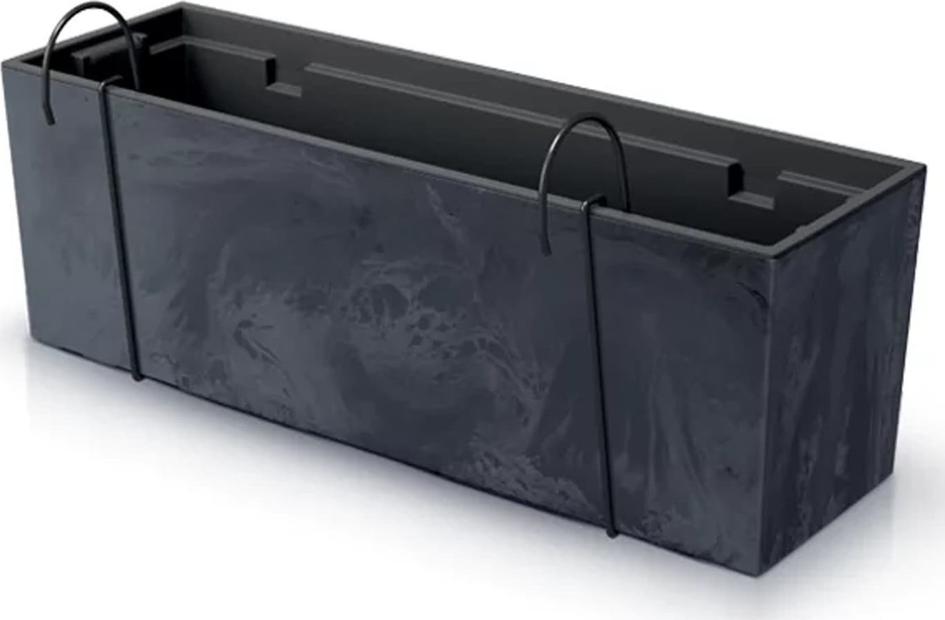 Prosperplast Doniczka z hakami Urbi Case Beton Effect DUC600EW antracyt