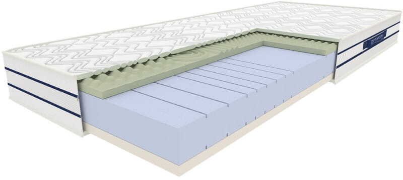 SleepMed Materac piankowy NEPTUN LUX 160x200 termoelastyczny