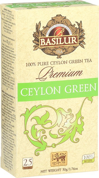 Basilur Herbata zielona Basilur Premium Ceylon Green