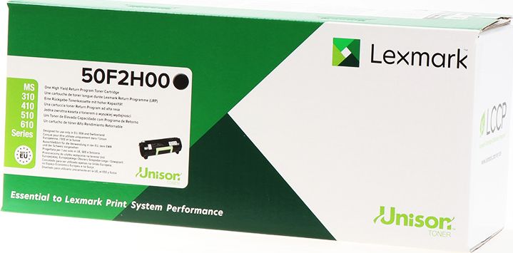 Toner Lexmark 50F2H00 Black Oryginał (50F2H00)