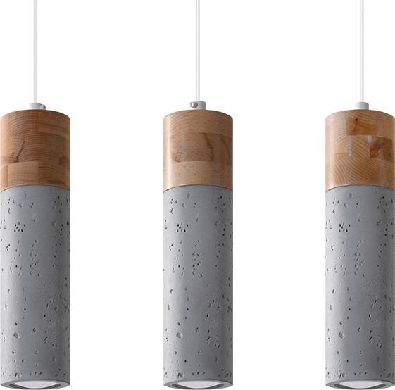 Lampa wisząca Sollux Nowoczesna lampa wisząca LED Ready szara Sollux ZANE SL.0967