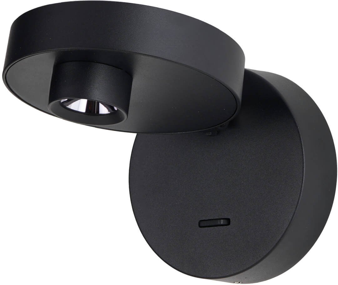 Salonowa lampa ścienna ISEO AZ5631 Azzardo LED 3W 3000K okrągły czarny