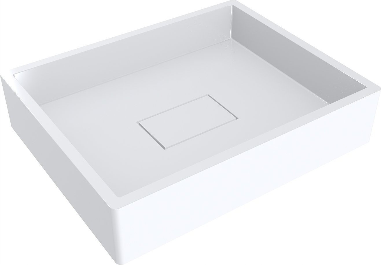 Umywalka Miraggio Umywalka nablatowa prostokątna 50 x 40 cm