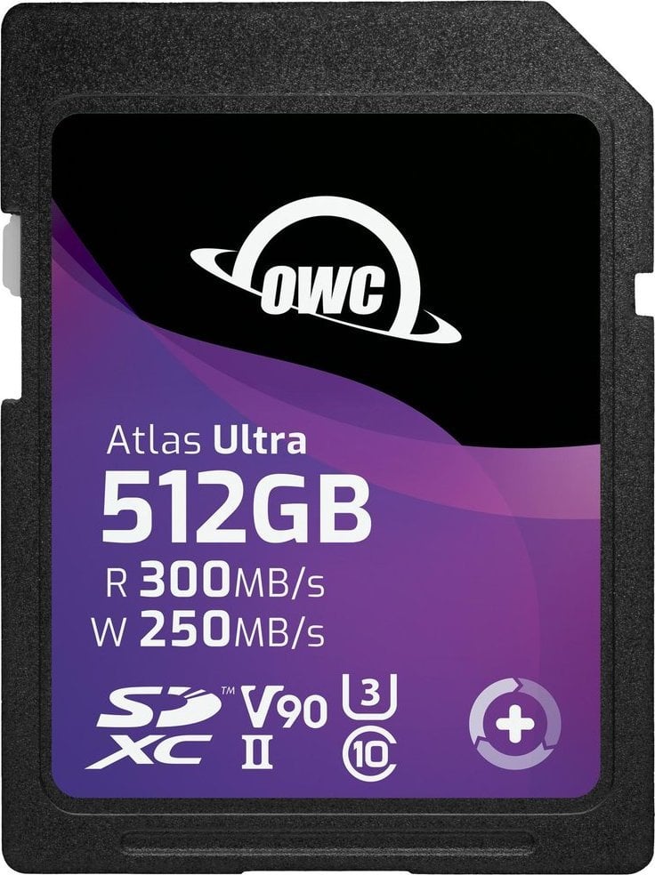Karta OWC Atlas Ultra SDXC 512 GB Class 10 UHS-II/U3 V90 (OWCSDV90U0512)