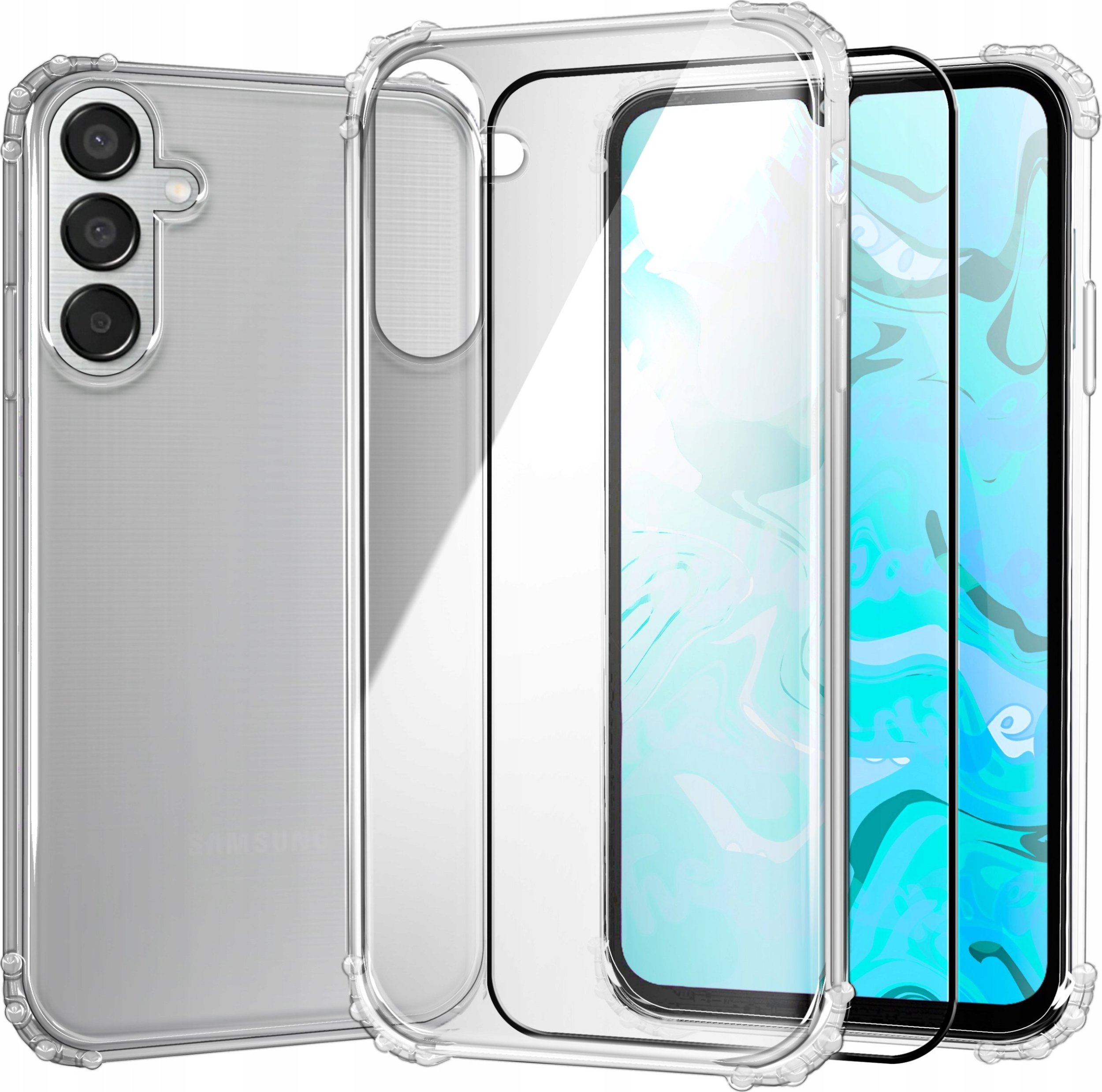 Hello Case ETUI PANCERNE DO SAMSUNG GALAXY M15 | SILIKON ANTI SHOCK | CASE SZKŁO 9H