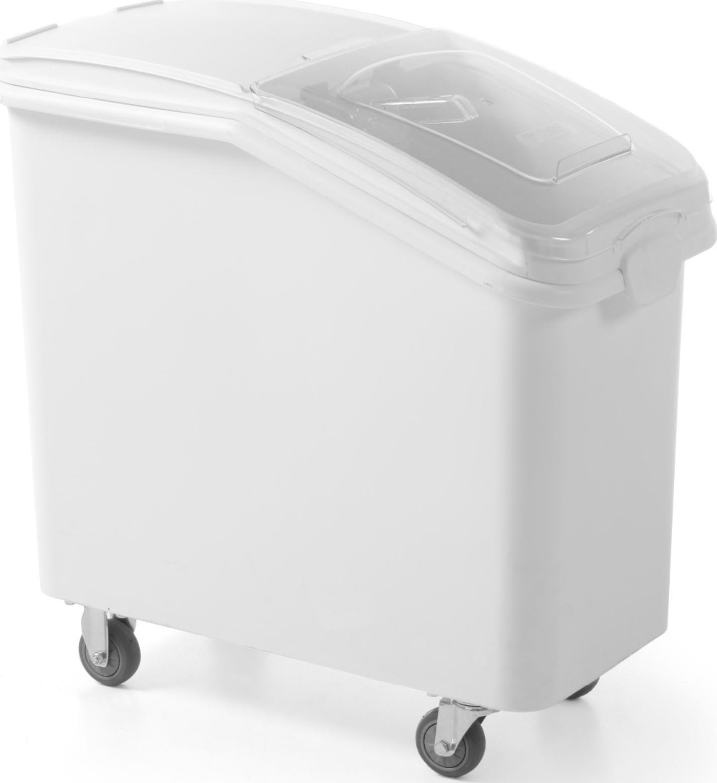 Amer Box Pojemnik wózek gastronomiczny na produkty sypkie cukier kasze ryż na kółkach 81 l - Hendi 877913 Pojemnik wózek gastronomiczny na produkty sy