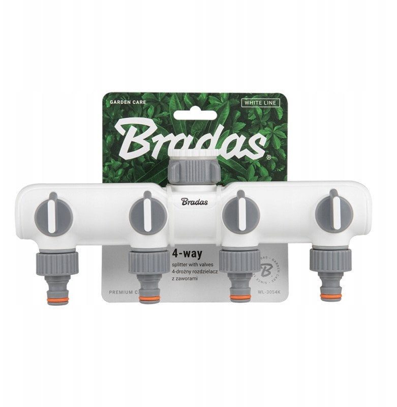 ROZDZIELACZ 4-DROŻNY Z GW 1"-3/4" Z ZAWORAMI /WHITE LINE